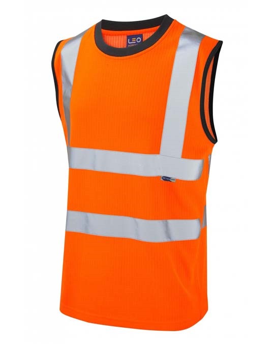 LEO WORKWEAR ASHFORD ISO 20471 Cl 2 Poly/Cotton Vest